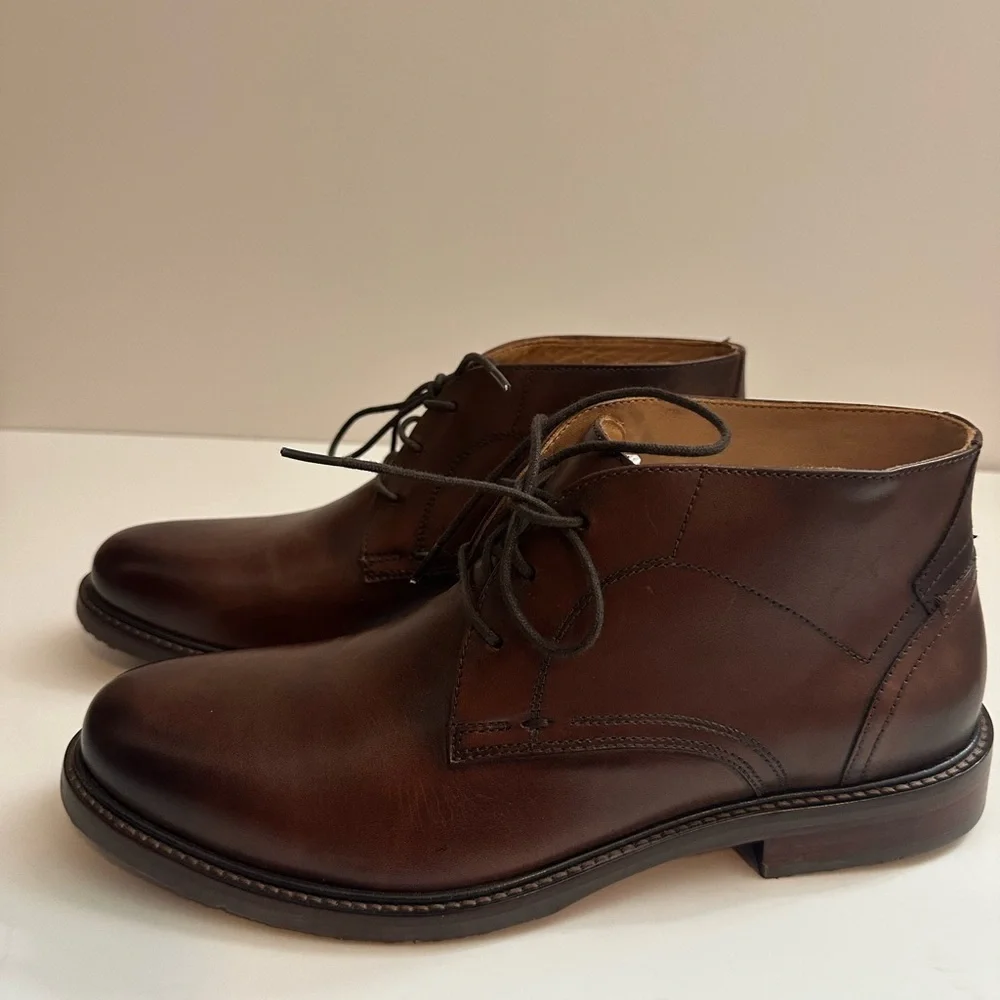 Johnston & Murphy-Classic Brown Leather Men's Shoes